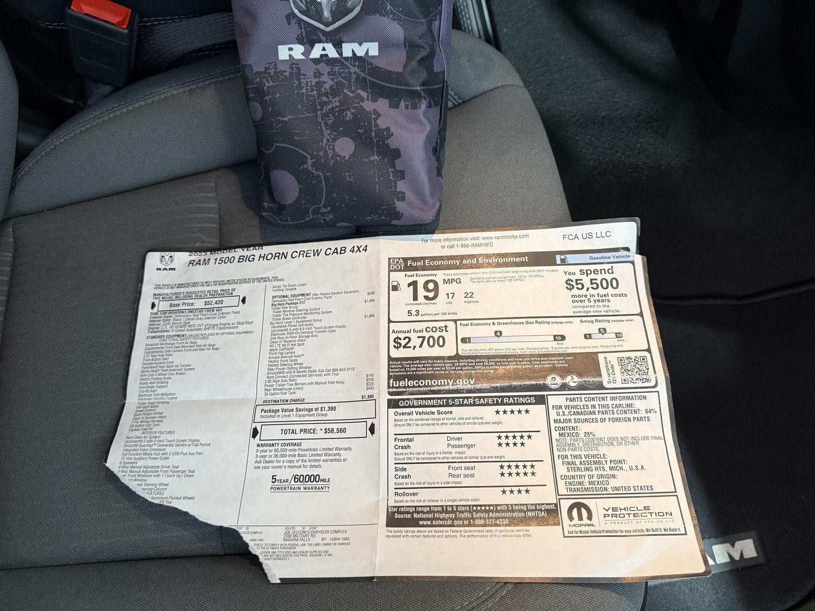 2023 RAM 1500 Big Horn