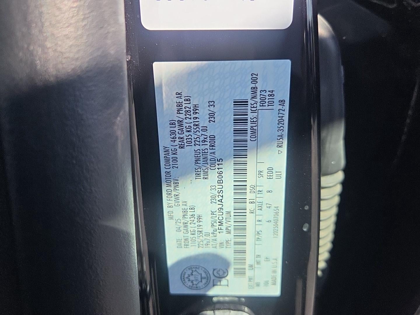 2025 Ford Escape Platinum