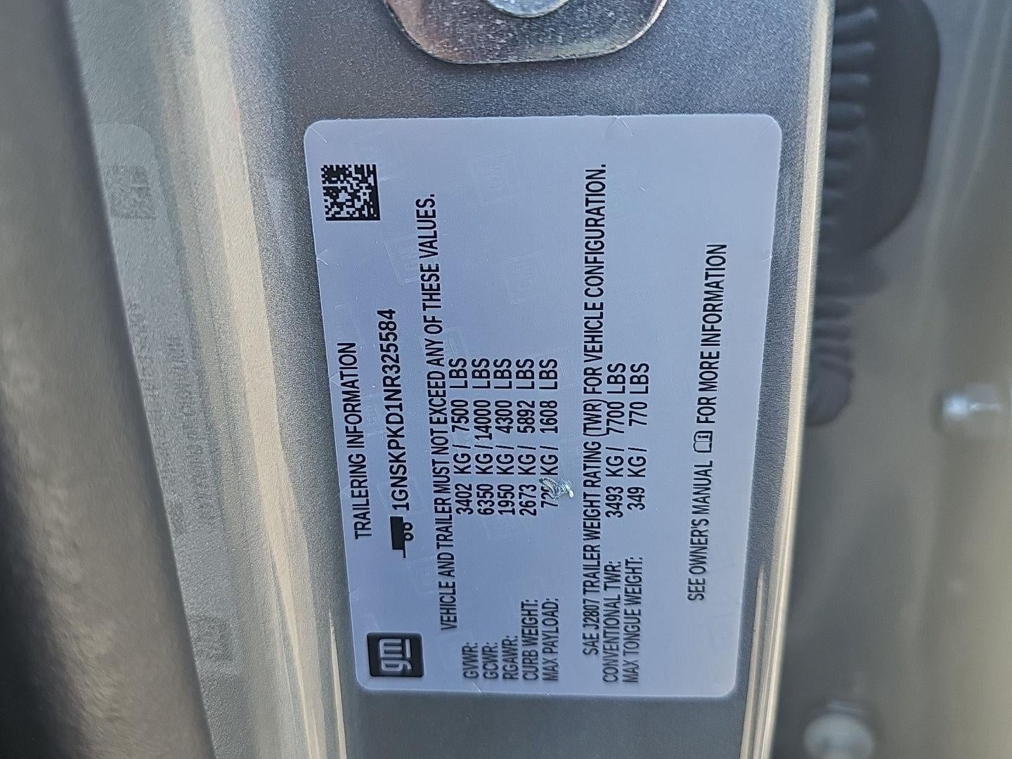 2022 Chevrolet Tahoe Z71