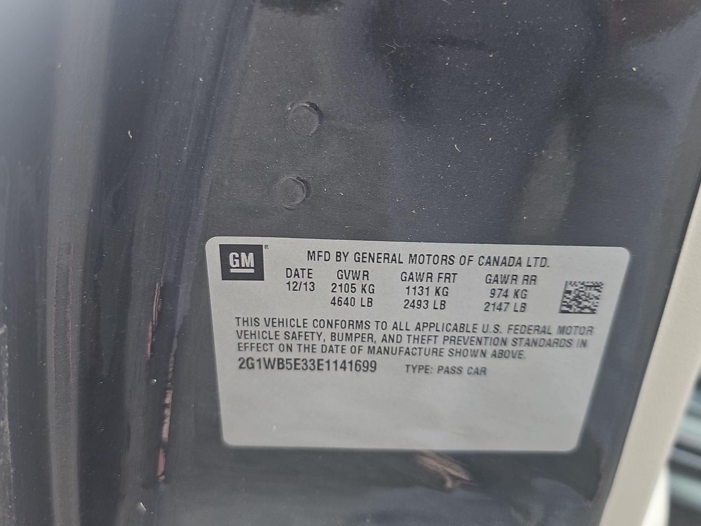 2014 Chevrolet Impala Limited LT