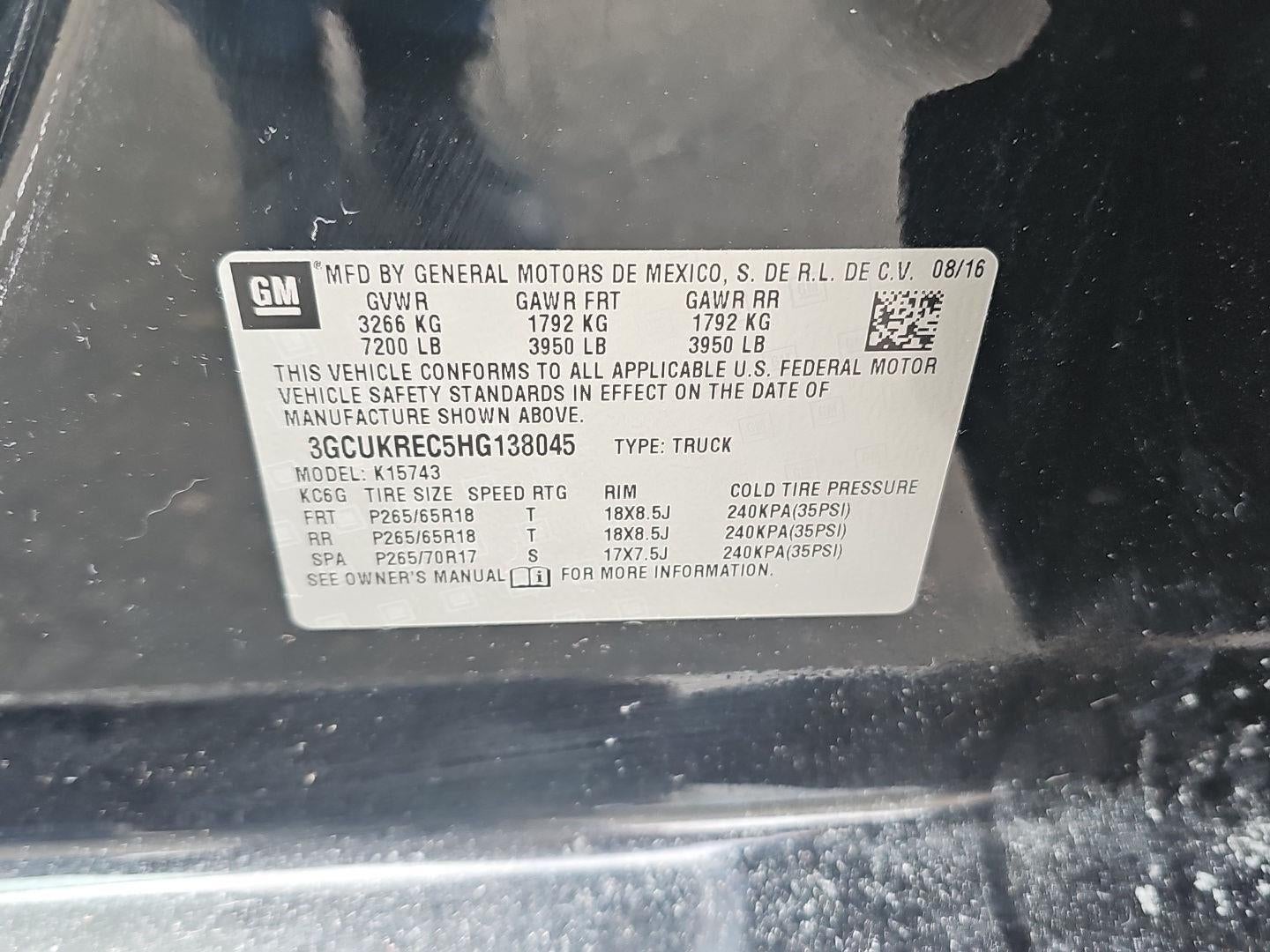 2017 Chevrolet Silverado 1500 LT