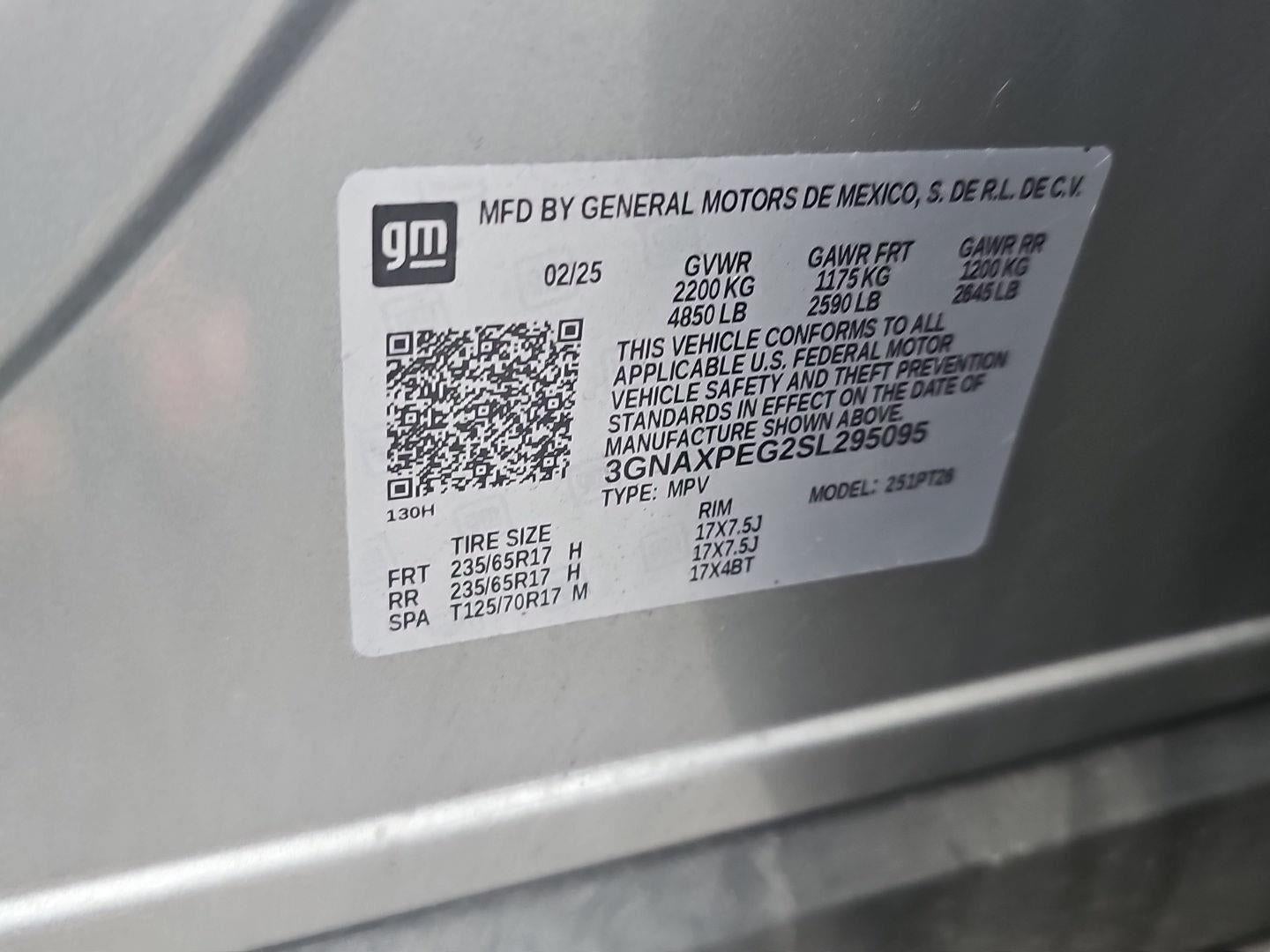 2025 Chevrolet Equinox AWD LT