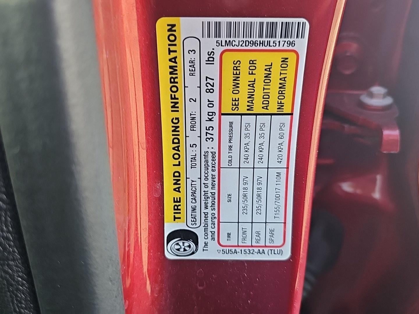 2017 Lincoln MKC Select