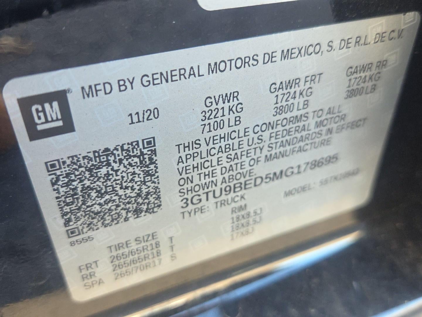 2021 GMC Sierra 1500 SLE