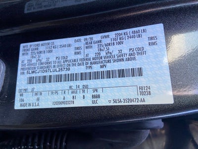 2020 Lincoln Corsair Standard